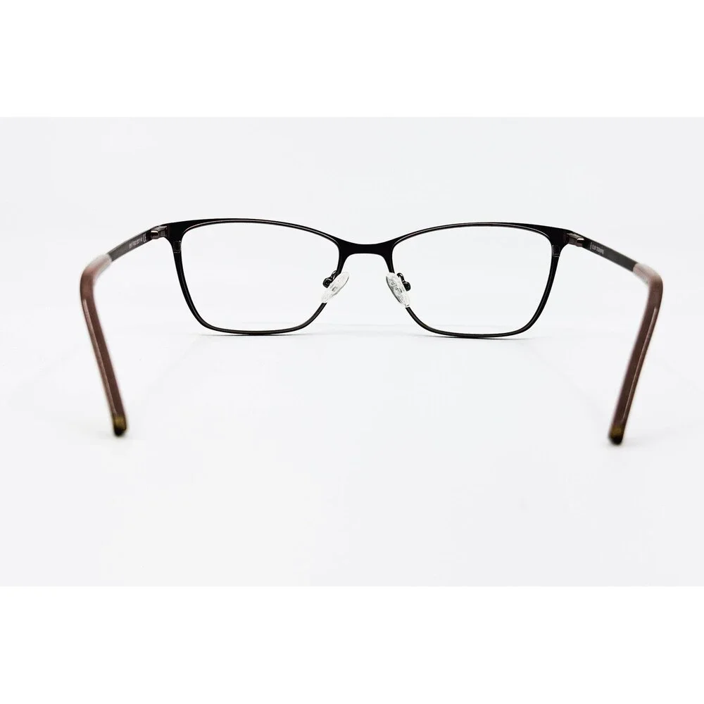 Ellen DeGeneres Eyeglasses Womens Brown ED510 RSGD Metal Full Rim 53-17-140